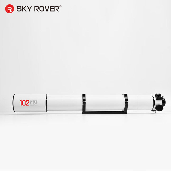 SkyRover 102 GPA 102mm F/11 アポクロマート鏡筒 接眼部とフォーカサー