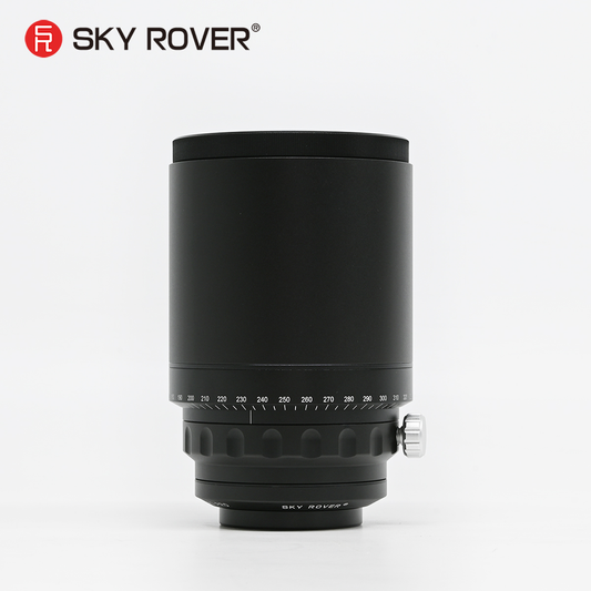 SkyRover 130 GPS 130mm F/7 3枚玉アポクロマート鏡筒 レデューサー装着イメージ