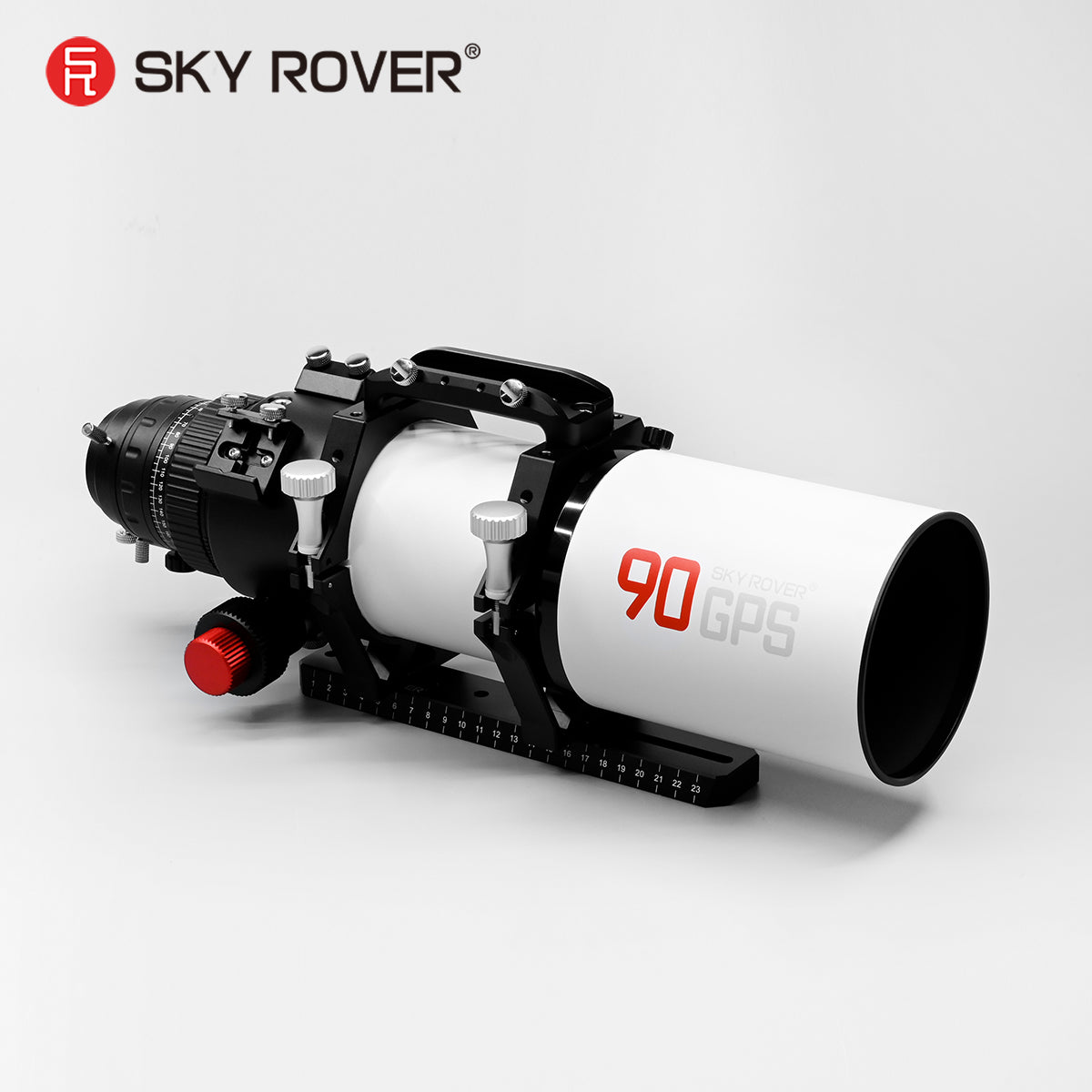 SkyRover 90 GPS 90mm F/6 3枚玉アポクロマート鏡筒 鏡筒側面