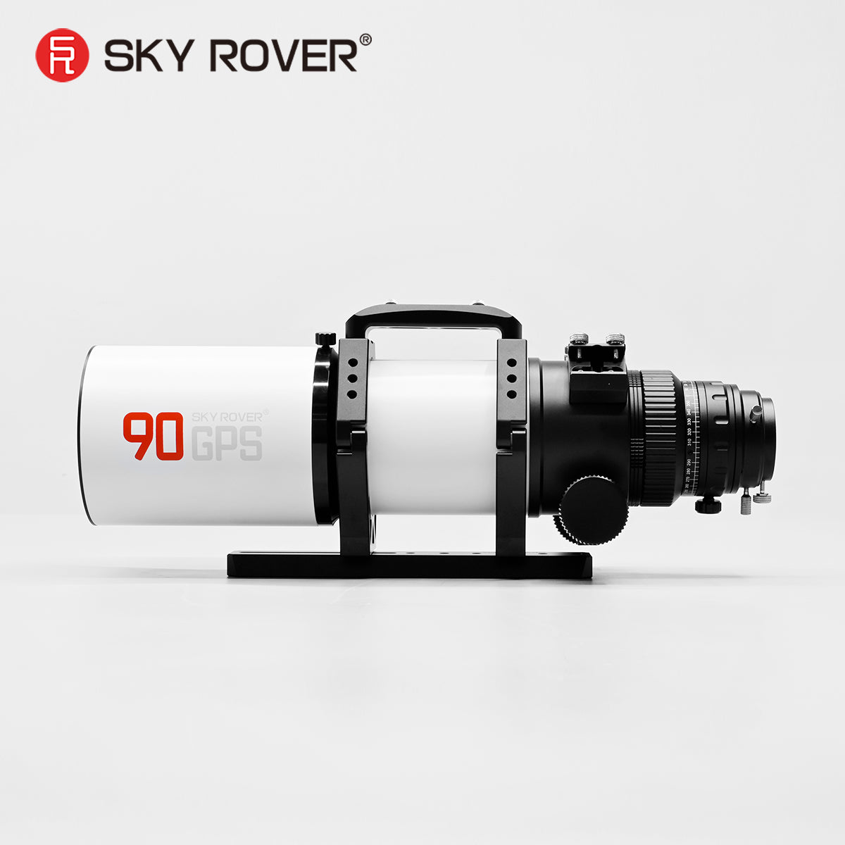 SkyRover 90 GPS 90mm F/6 3枚玉アポクロマート鏡筒 ドローチューブ周辺