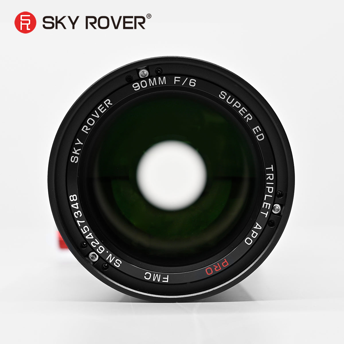 SkyRover 90 GPS 90mm F/6 3枚玉アポクロマート鏡筒 撮影接続部