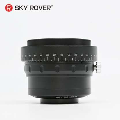 SkyRover 155 GPS 155mm F/8 3枚玉アポクロマート鏡筒 レデューサー装着イメージ