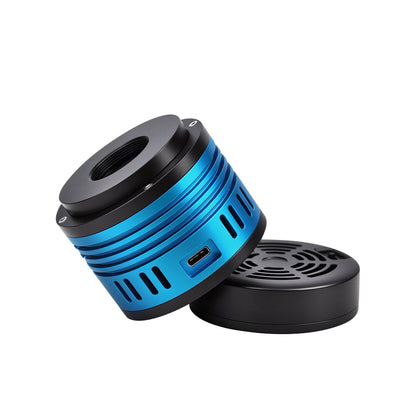 ToupTek AE676Mモノクロカメラ 本体と着脱式磁気ファン